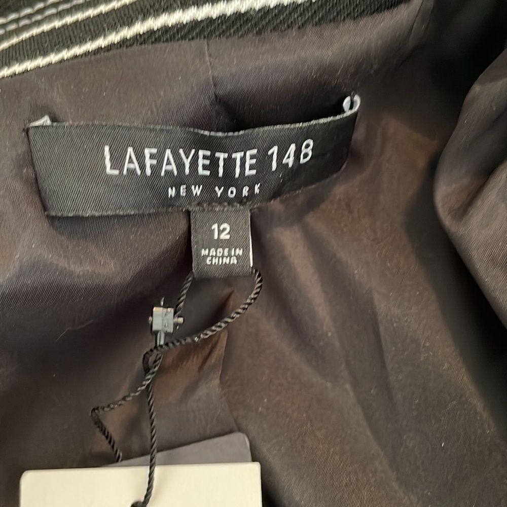 Lafayette 148, black and white blazer new with tags size 12 - Picture 6 of 12